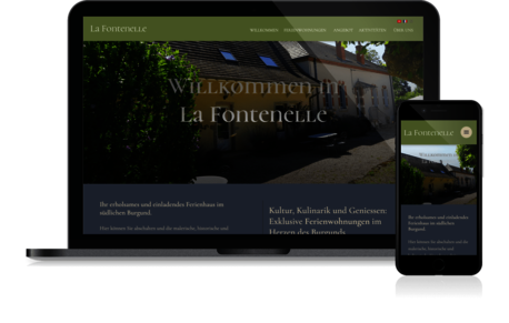 TYPO3 Website für Ferienhäuser