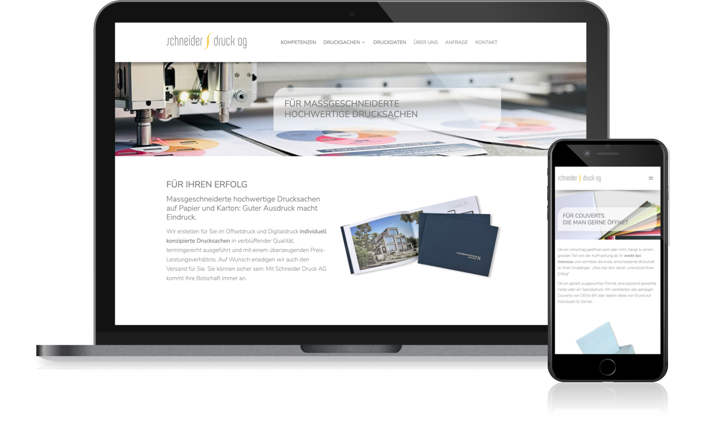 TYPO3 Schneider Druck